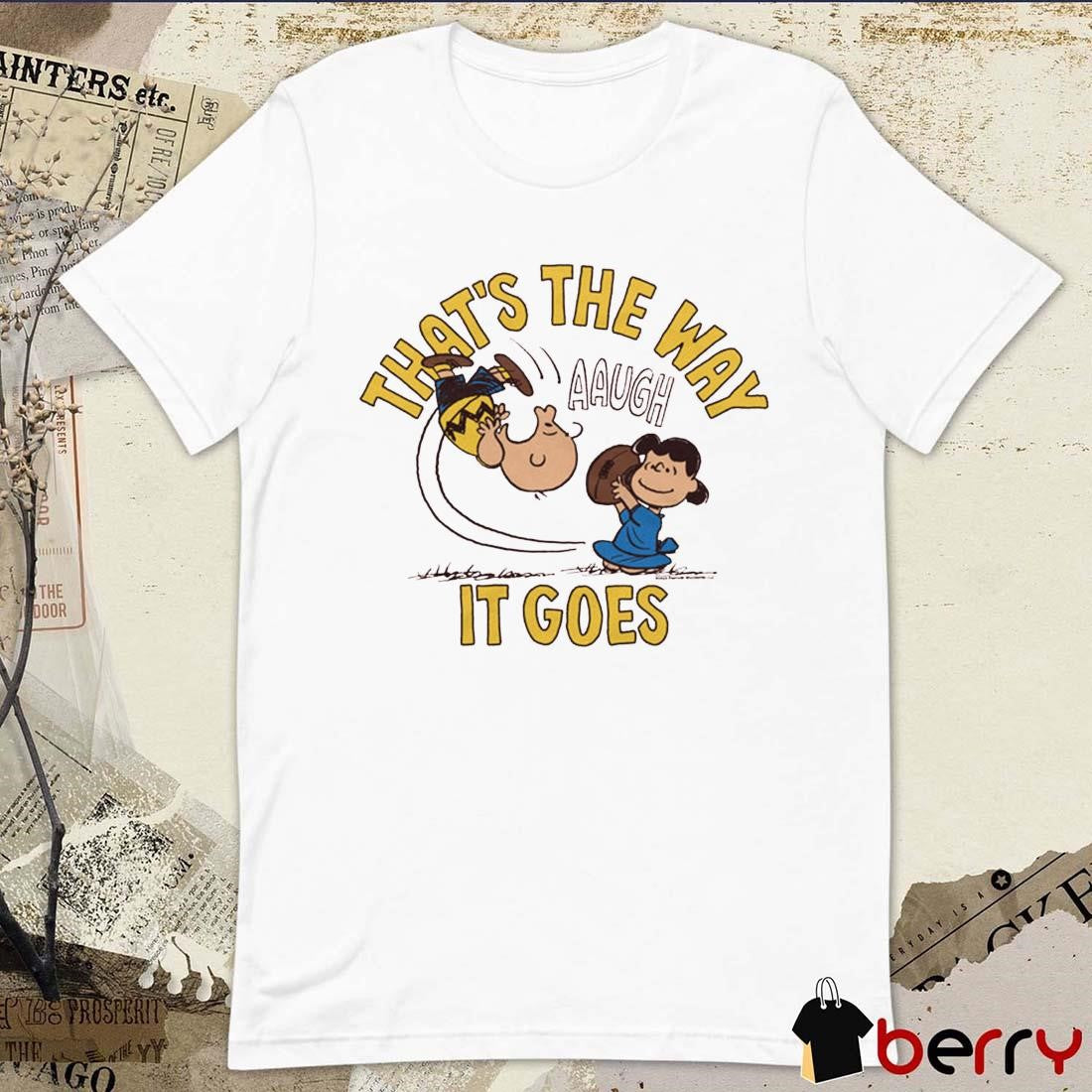 Charlie Brown Lucy Peanuts That’s The Way It Goes t-shirt
