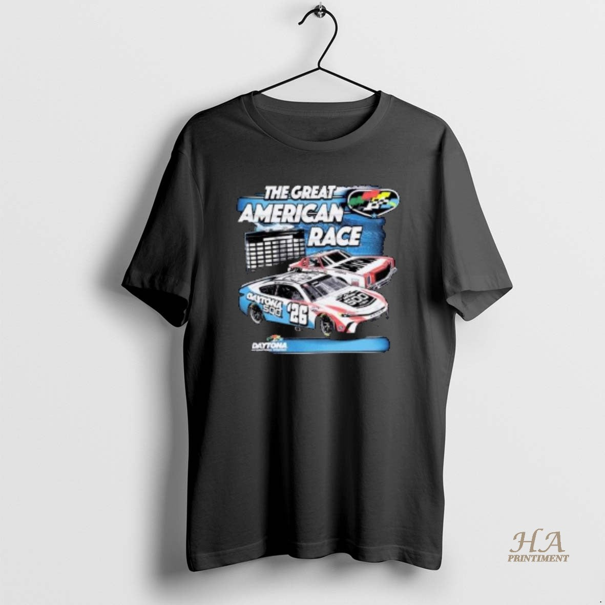 Official Checkered Flag Sports Daytona International Speedway 2026 Daytona 500 Past Champions Circle Black T-Shirts,...