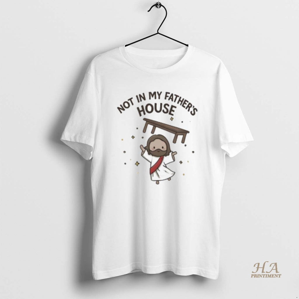 Official Chibi Jesus Christ Not In My Fathers House T-Shirts, Hoodie, Sweatshirt | InkNestWear.com