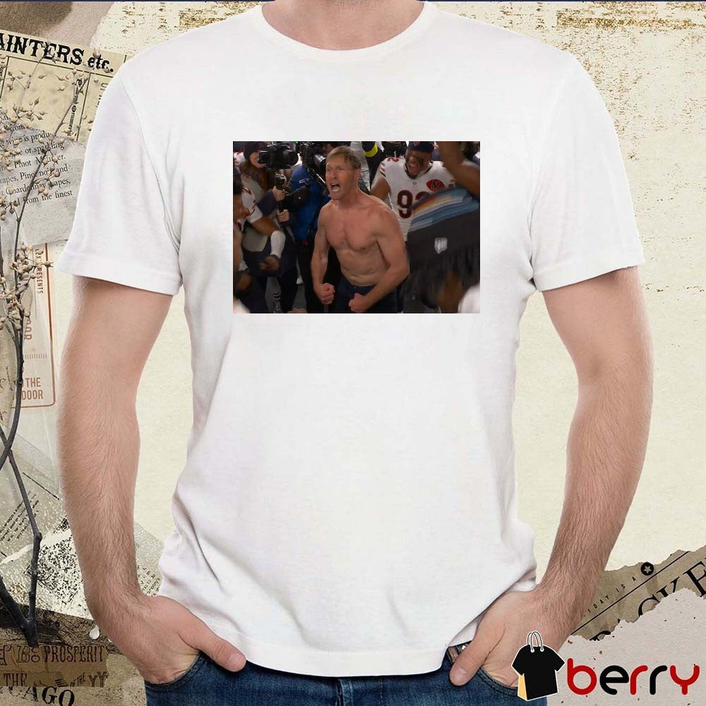 Chicago Bears Coach Ben Johnson Shows Off 2025 t-shirt