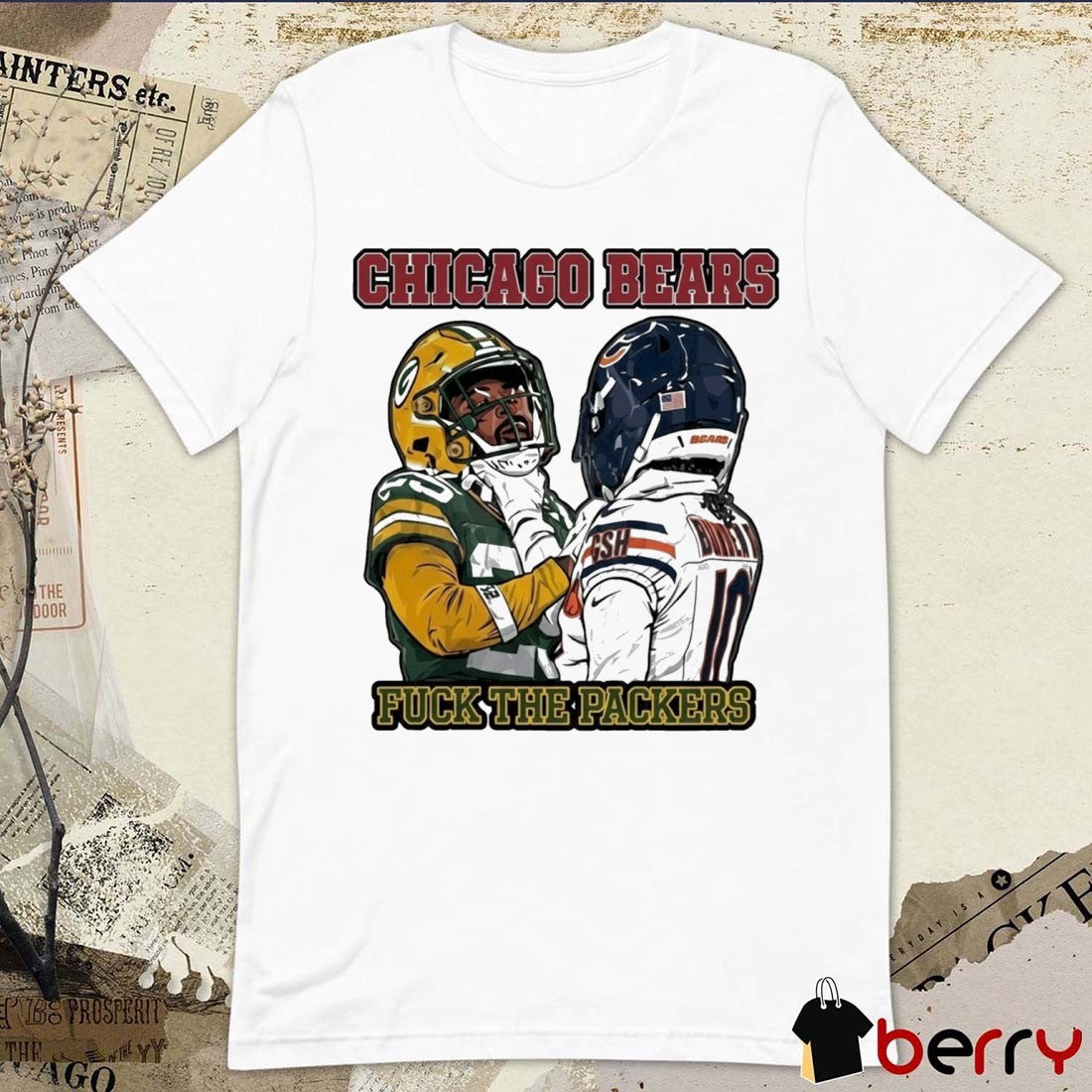 Chicago Bears Fuck The Packers Rivalry Clash Gameday Football t-shirt