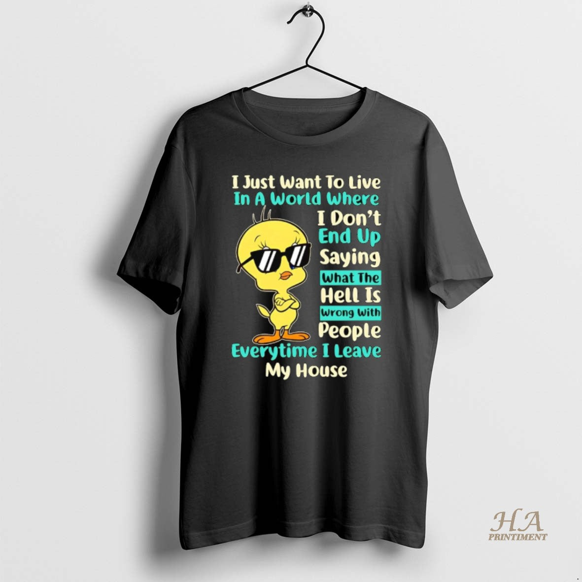 Official Chick I Just Want To Live In A World Where I Dont End Up T-Shirts, Hoodie, Sweatshirt | InkNestWear.com