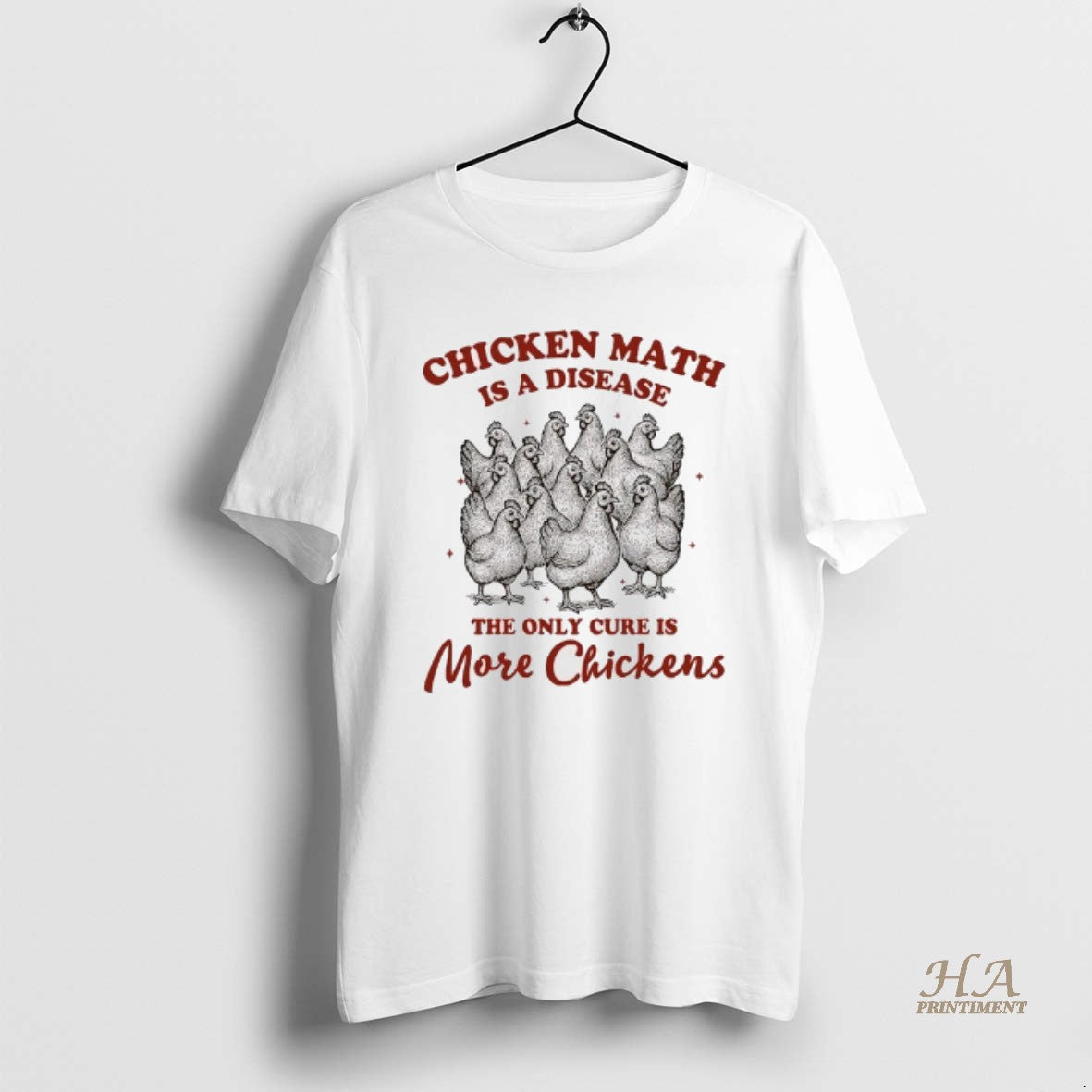 Official Chicken Math Is A Disease The Only Cure Is More Chickens T-Shirts, Hoodie, Sweatshirt | InkNestWear.com