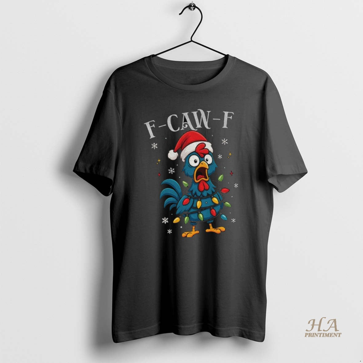 Official Chicken Screaming Rooster Meme F Caw F Merry Christmas T-Shirts, Hoodie, Sweatshirt | InkNestWear.com