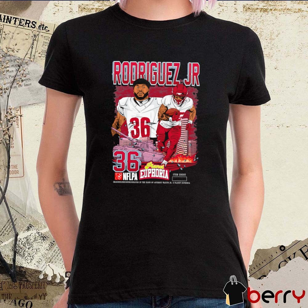 Chris Rodriguez Jr. Washington Commanders NFL Planet Euphoria Art t-shirt