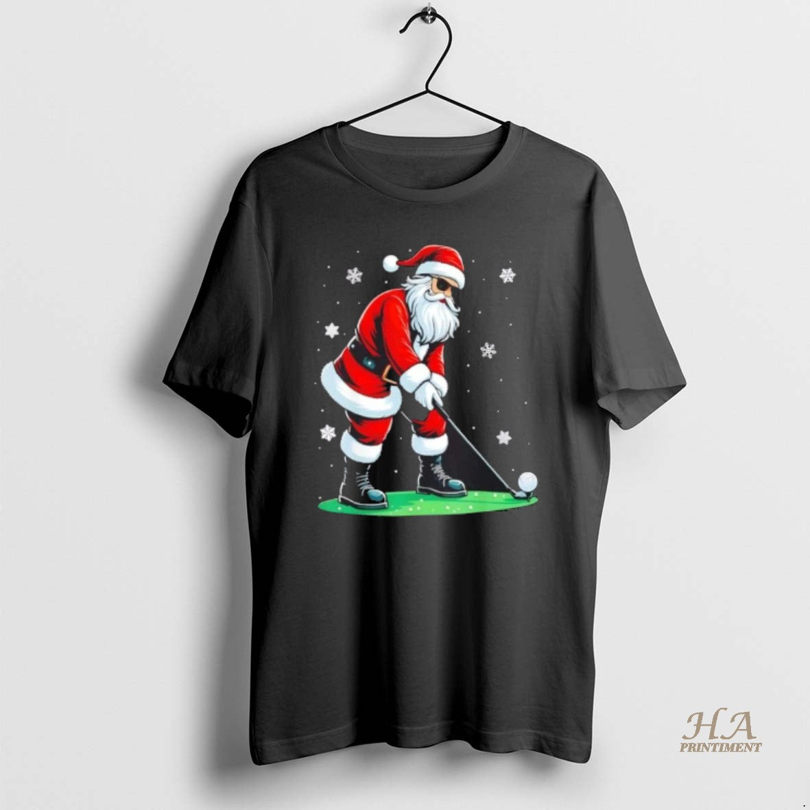 Official Christmas Golf Santa Golfer T-Shirts, Hoodie, Sweatshirt | InkNestWear.com