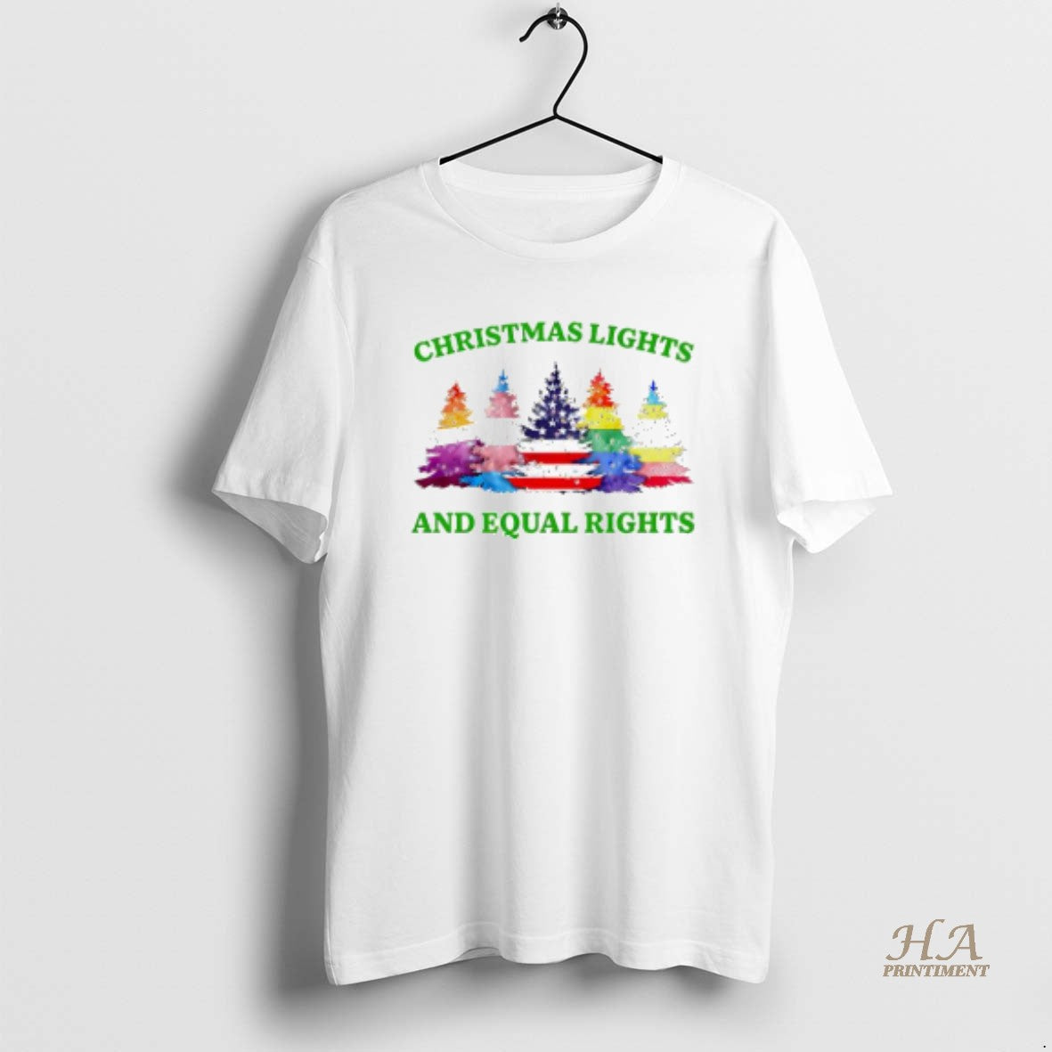Official Christmas Lights And Equal Rights Lgbt Trees T-Shirts, Hoodie, Sweatshirt | InkNestWear.com