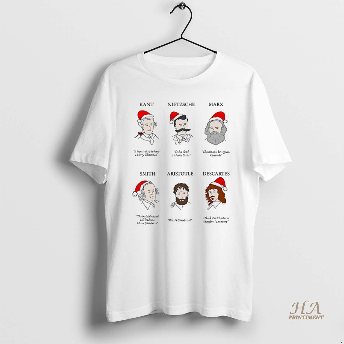 Official Christmas Philosophers Funny White T-Shirts, Hoodie, Sweatshirt | InkNestWear.com