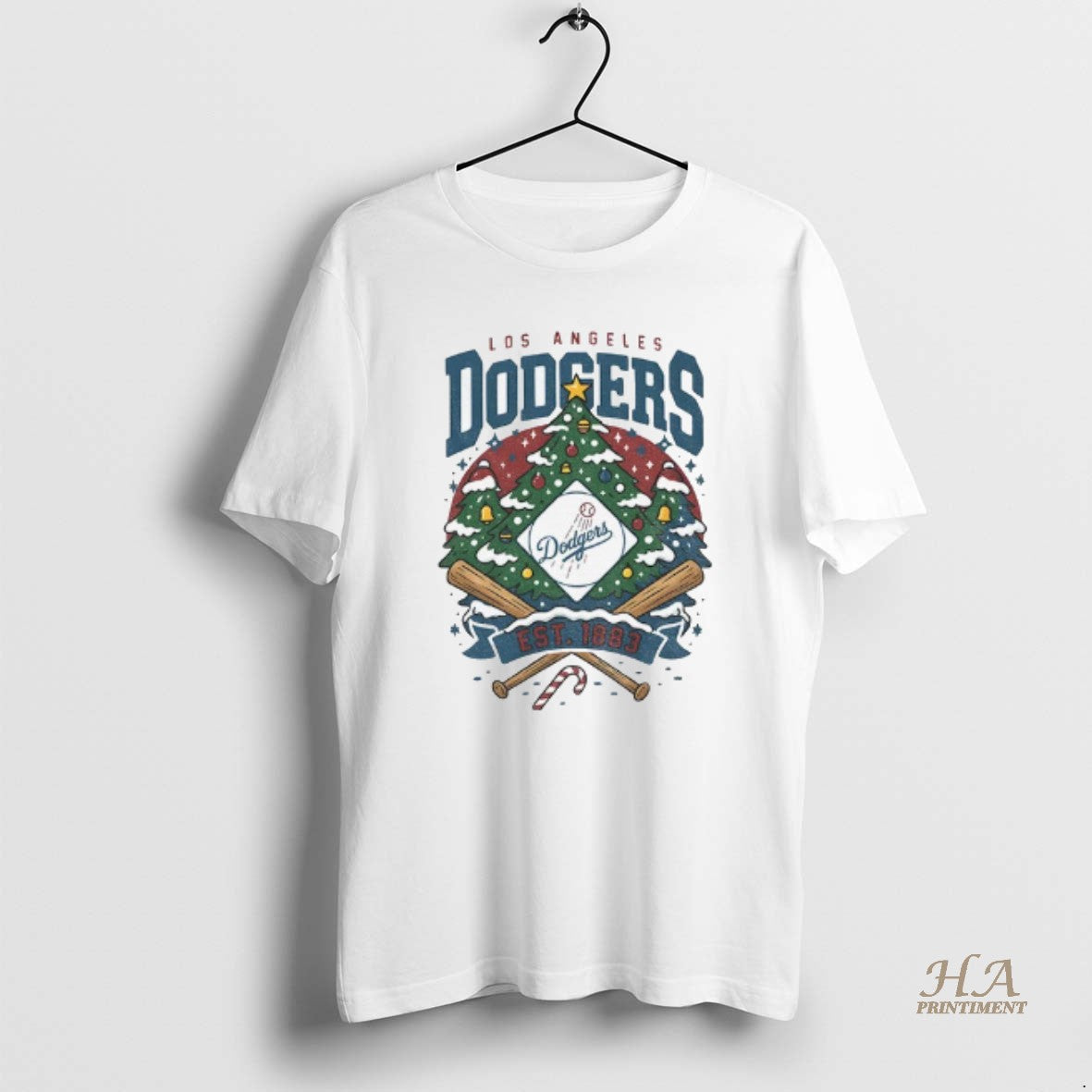Official Christmas Tree Los Angeles Dodgers Mlb Baseball Est 1883 Merry Christmas T-Shirts, Hoodie, Sweatshirt