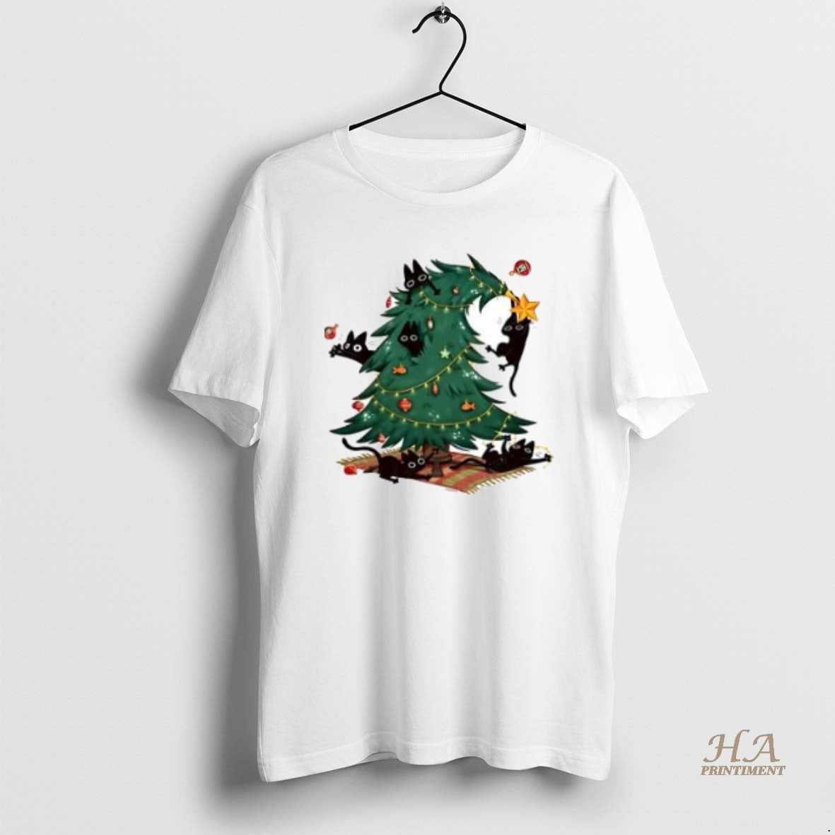 Official Christmas Tree And Cats Cute 2025 T-Shirts, Hoodie, Sweatshirt | InkNestWear.com