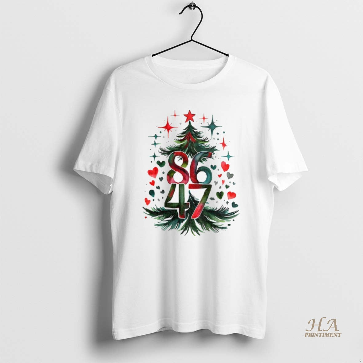 Official Christmas Tree Anti Trump 86 47 Anti Maga Democrat Progressive Merry Christmas T-Shirts, Hoodie, Sweatshirt