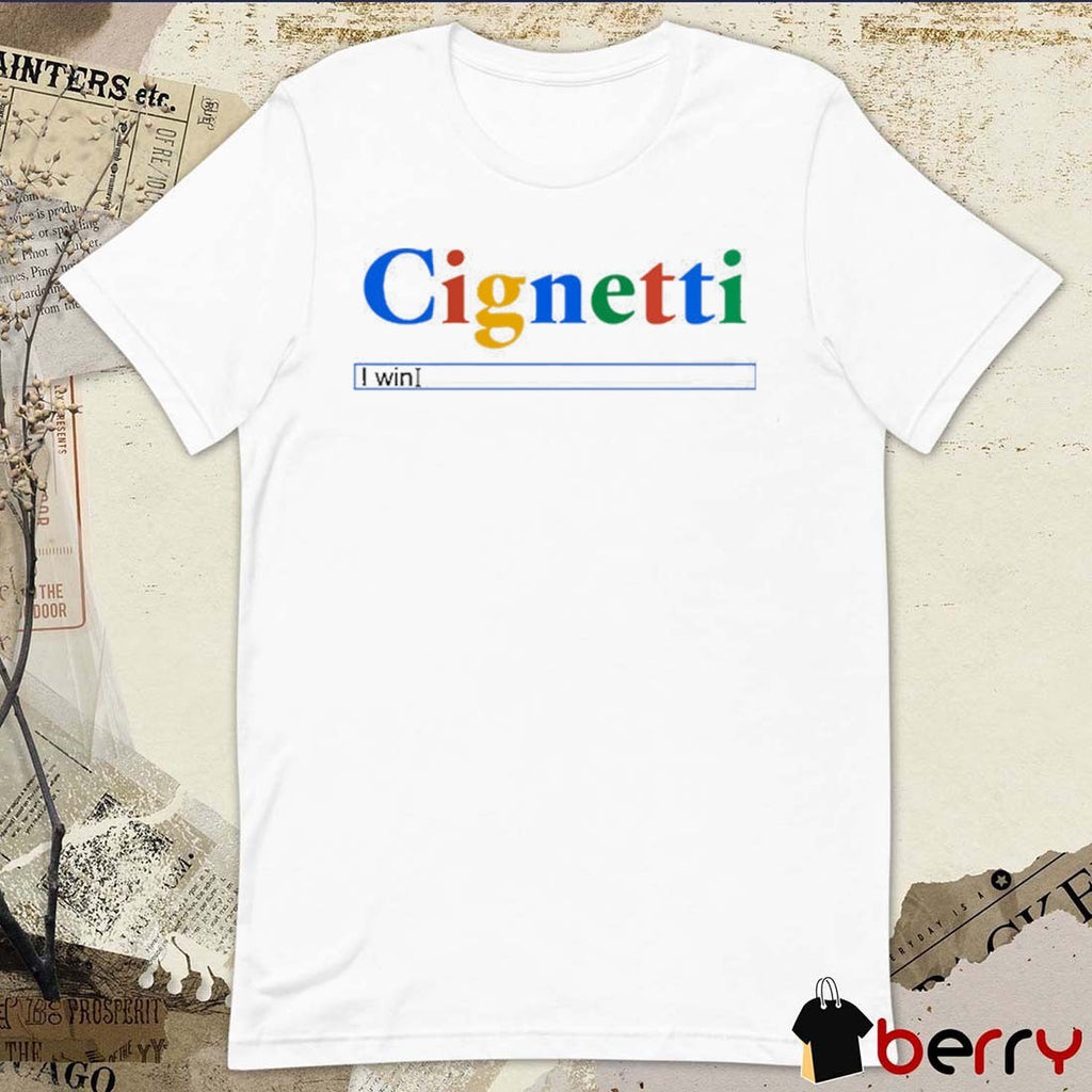 Cignetti I Win Search Bar Indiana Hoosiers 2026 t-shirt