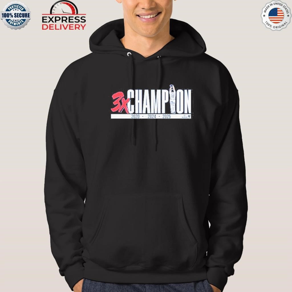 Clayton Kershaw Three-Time Champion Shirt