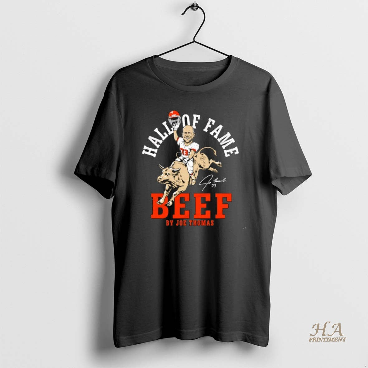 Official Cleveland Browns Joe Thomas Hall Of Fame Beef Signature T-Shirts, Hoodie, Sweatshirt | InkNestWear.com