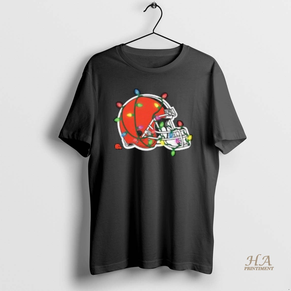 Official Cleveland Browns Primary Logo Holiday Lights 2025 Circle Black T-Shirts, Hoodie, Sweatshirt | InkNestWear.com