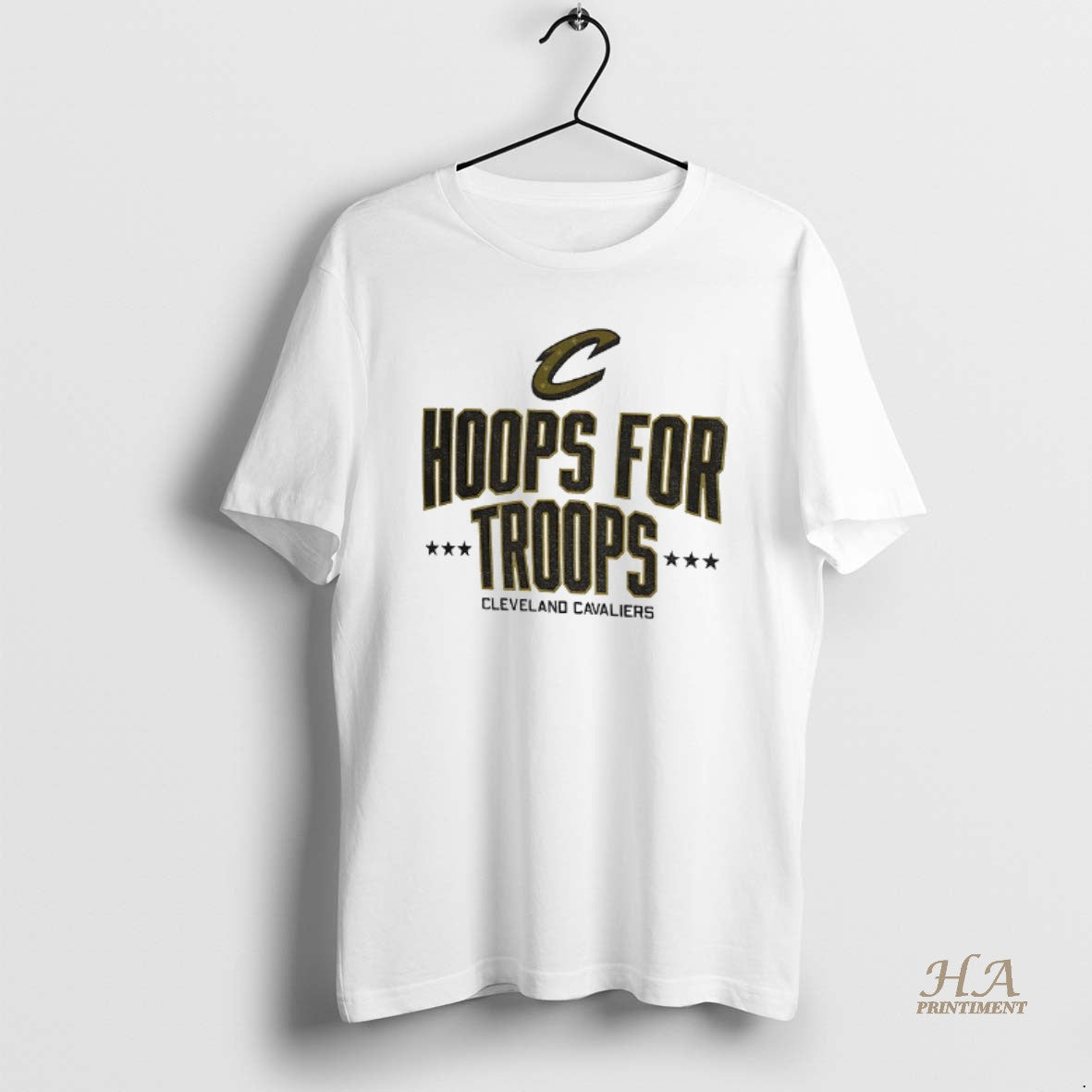 Official Cleveland Cavaliers Basketball Nba Hoops For Troops Logo T-Shirts, Hoodie, Sweatshirt | InkNestWear.com