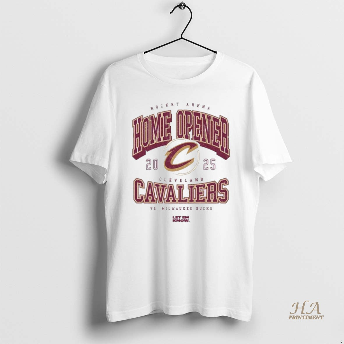 Official Cleveland Cavaliers Home Opener 2025 Let Em Know T-Shirts, Hoodie, Sweatshirt | InkNestWear.com