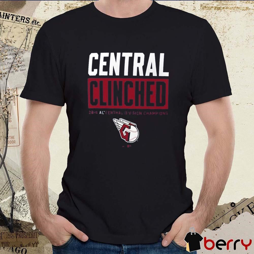 Cleveland Guardians 2024 AL American League Central Clinched Division Champions t-shirt