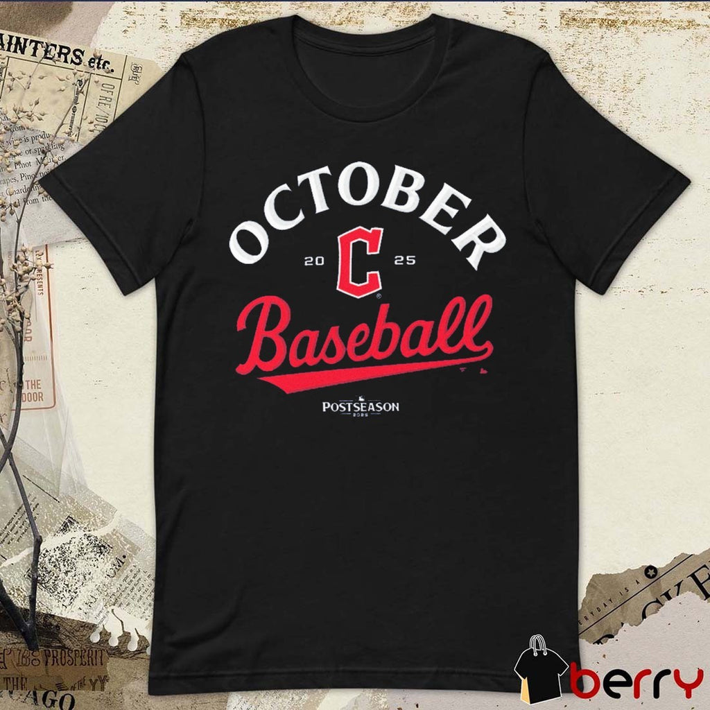 Cleveland Guardians 2025 MLB Postseason October Baseball GuardsBall Fan Gear t-shirt