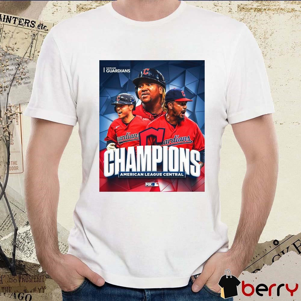 Cleveland Guardians Champions Have Won The American League Central Poster t-shirt