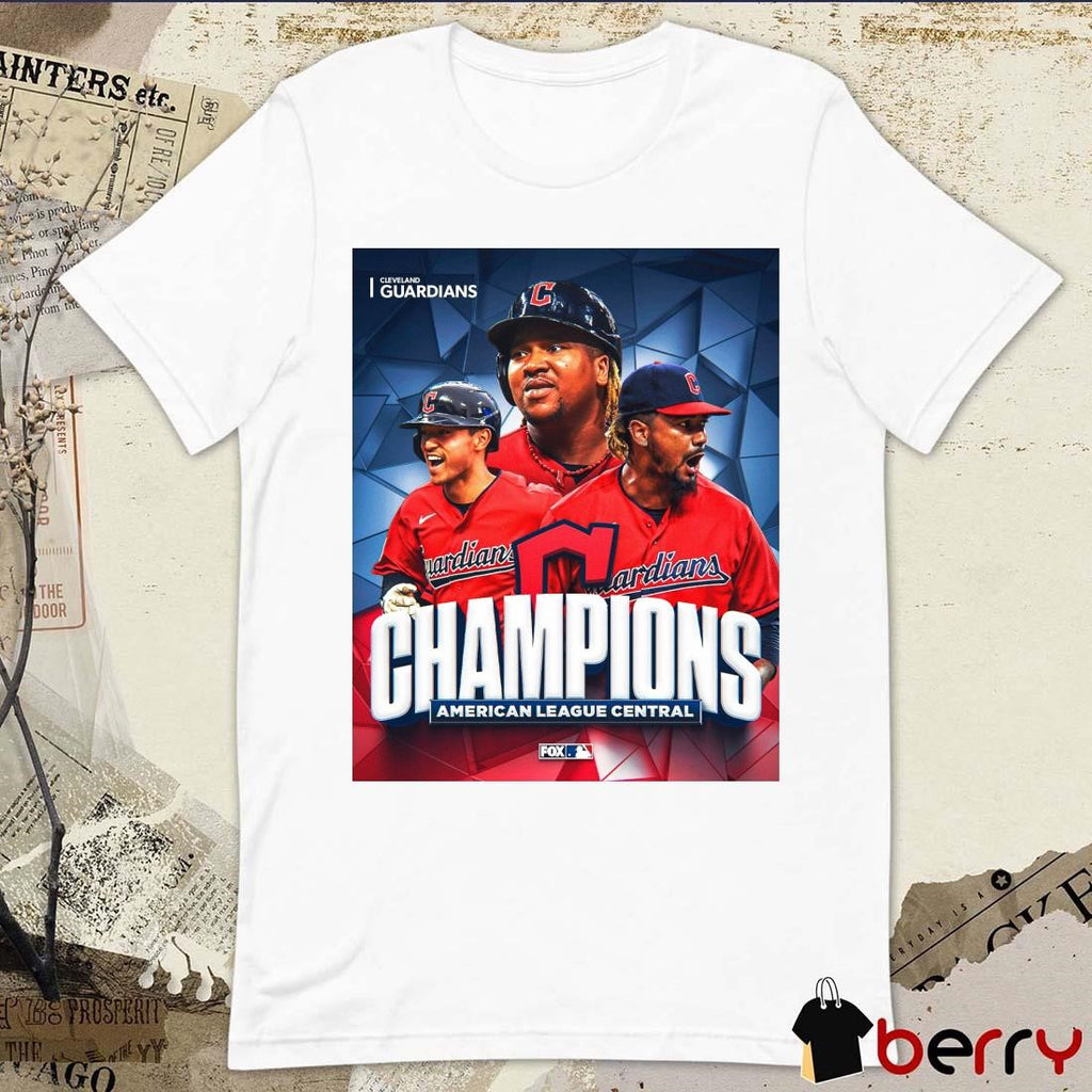 Cleveland Guardians Champions Have Won The American League Central Poster t-shirt