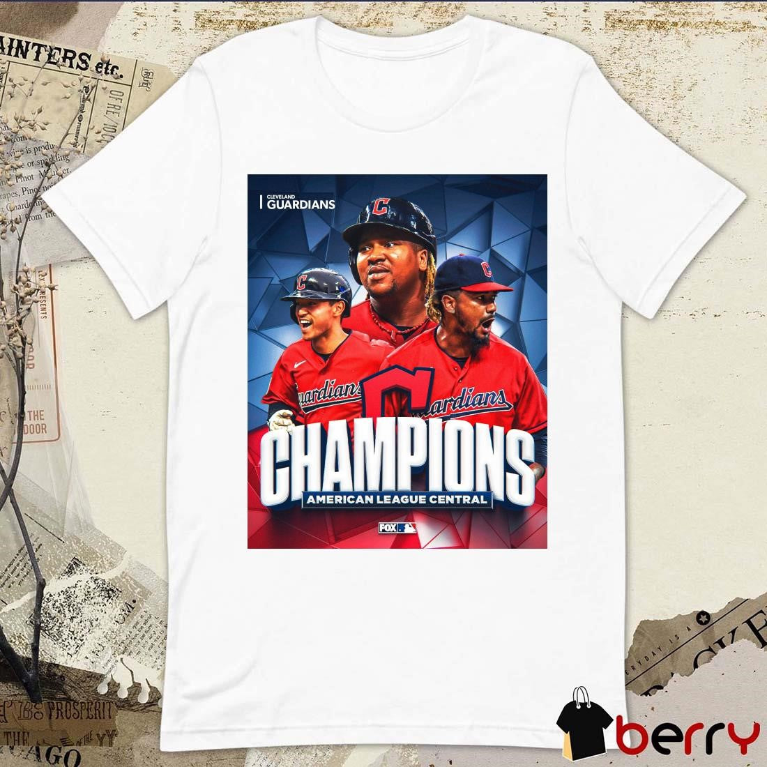 Cleveland Guardians Champions Have Won The American League Central Poster t-shirt