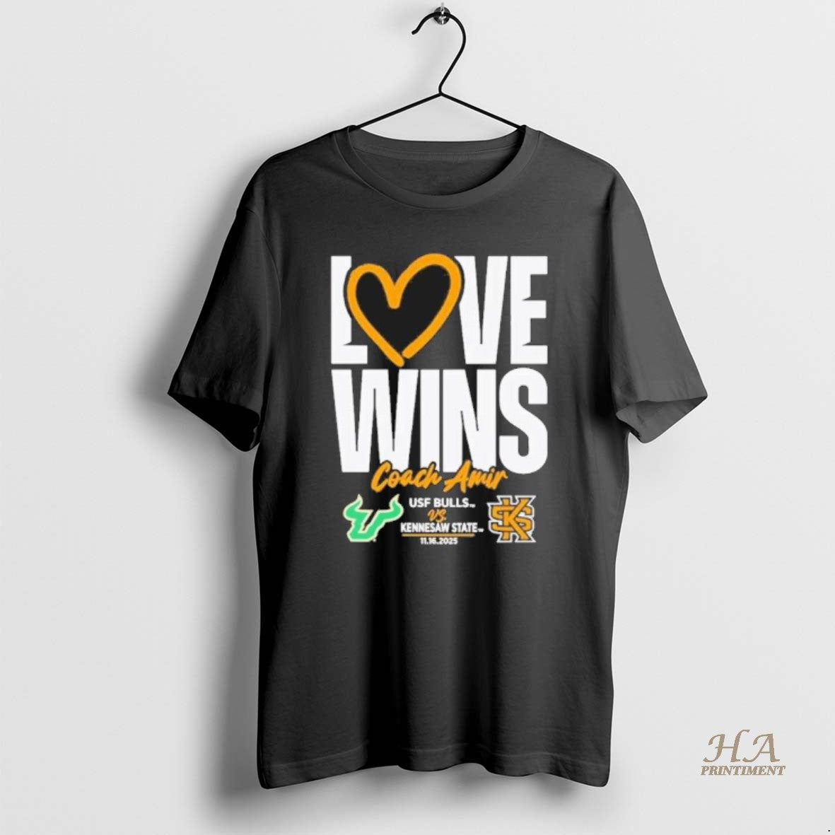 Official Coach Amir Love Wins South Florida Bulls Vs Kennesaw State Owls T-Shirts, Hoodie, Sweatshirt | InkNestWear.com