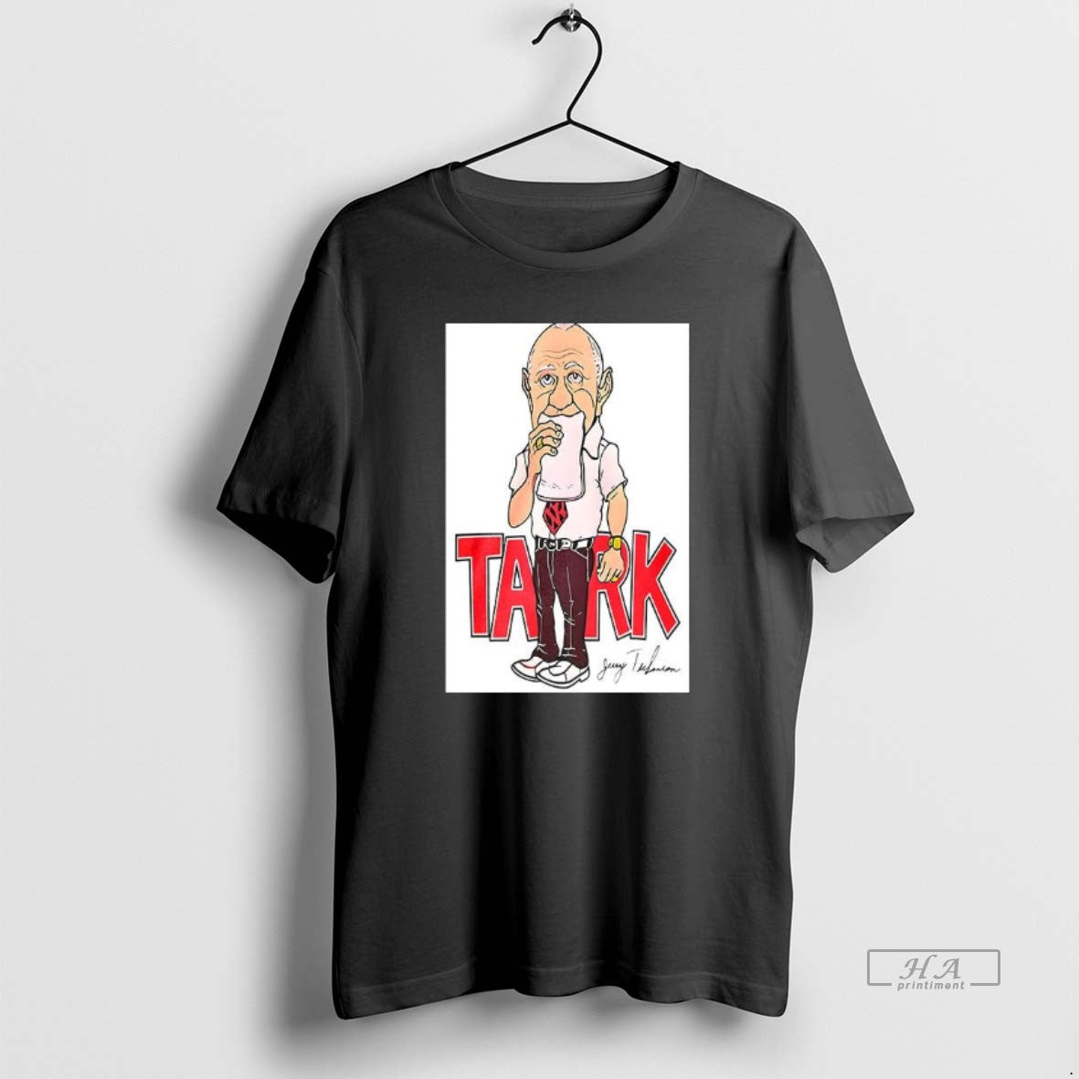 Official Coach Jerry Tarkanian Unlv Runnin Rebels Shark Attack Signature T-Shirts, Hoodie, Sweatshirt | InkNestWear.com