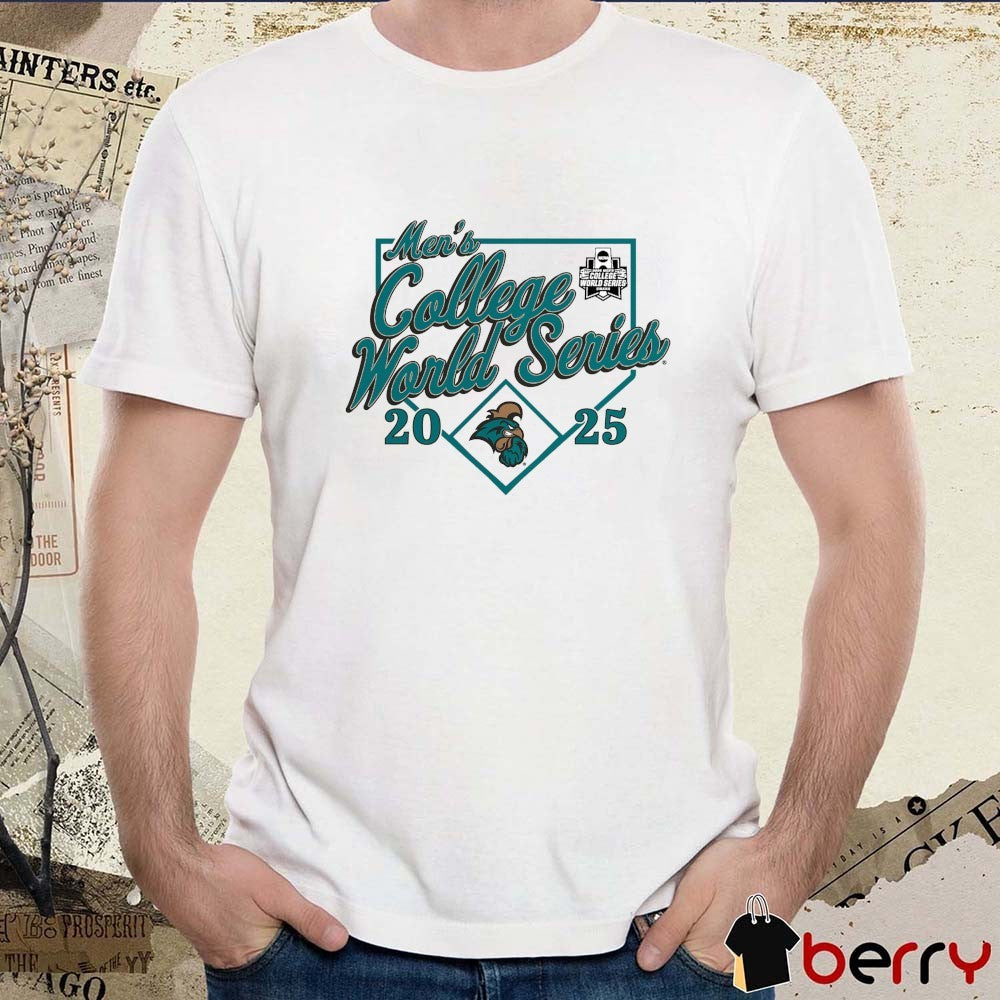 Coastal Carolina Chanticleers 2025 NCAA Baseball Men’s College World Series Bullpen Ace t-shirt