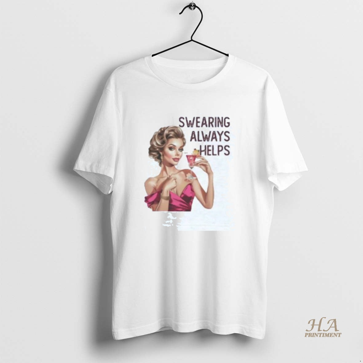 Official Cocktail Swearing Always Helps T-Shirts, Hoodie, Sweatshirt | InkNestWear.com