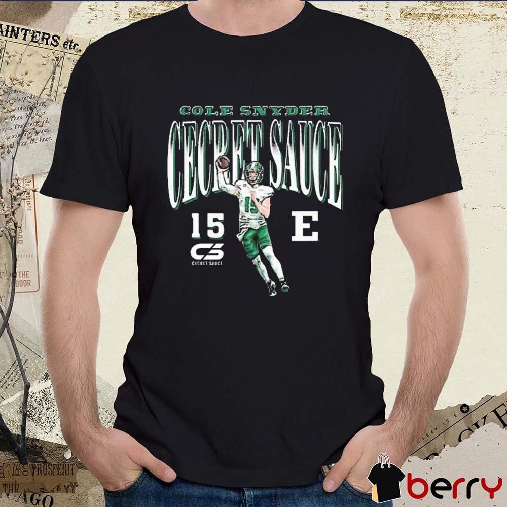 Cole Snyder Secret Sauce Eastern Michigan Eagles t-shirt