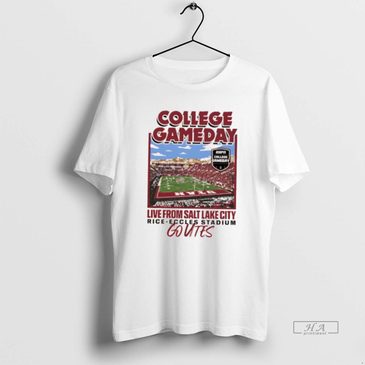 Official College Gameday Live From Salt Lake City Rice Eccles Stadium Goutes T-Shirts, Hoodie, Sweatshirt | InkNestWear.com