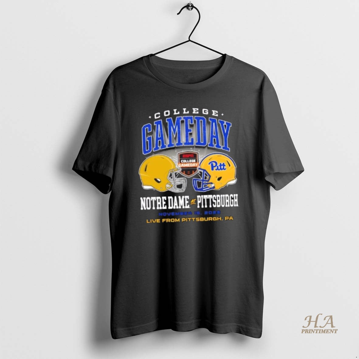 Official College Gameday Notre Dame Vs Pitt November 15 2025 Live From Pittsburgh Pa T-Shirts, Hoodie, Sweatshirt