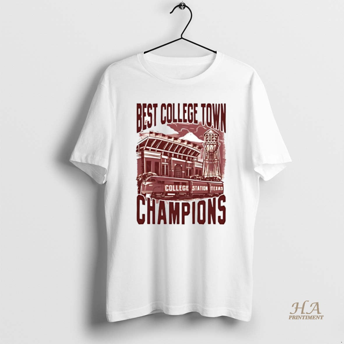 Official College Station Texas 2025 Best College Town Champions T-Shirts, Hoodie, Sweatshirt | InkNestWear.com