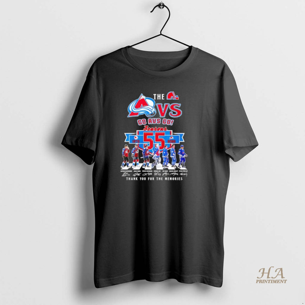 Official Colorado Avalanche 55th Anniversary Season Thank You For The Memories T-Shirts, Hoodie, Sweatshirt | InkNestWear.com