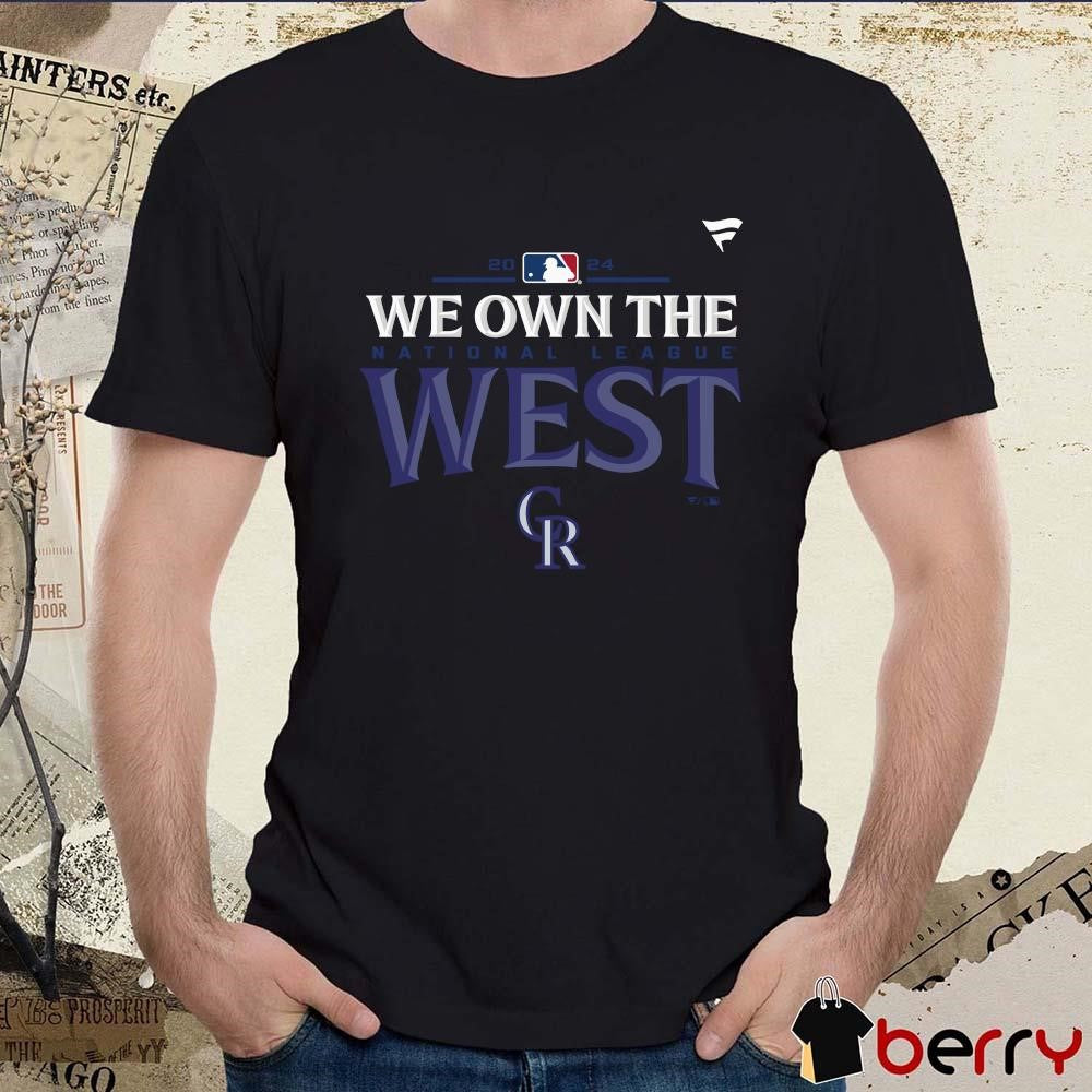 Colorado Rockies 2024 We Own The National League West Division Champions t-shirt