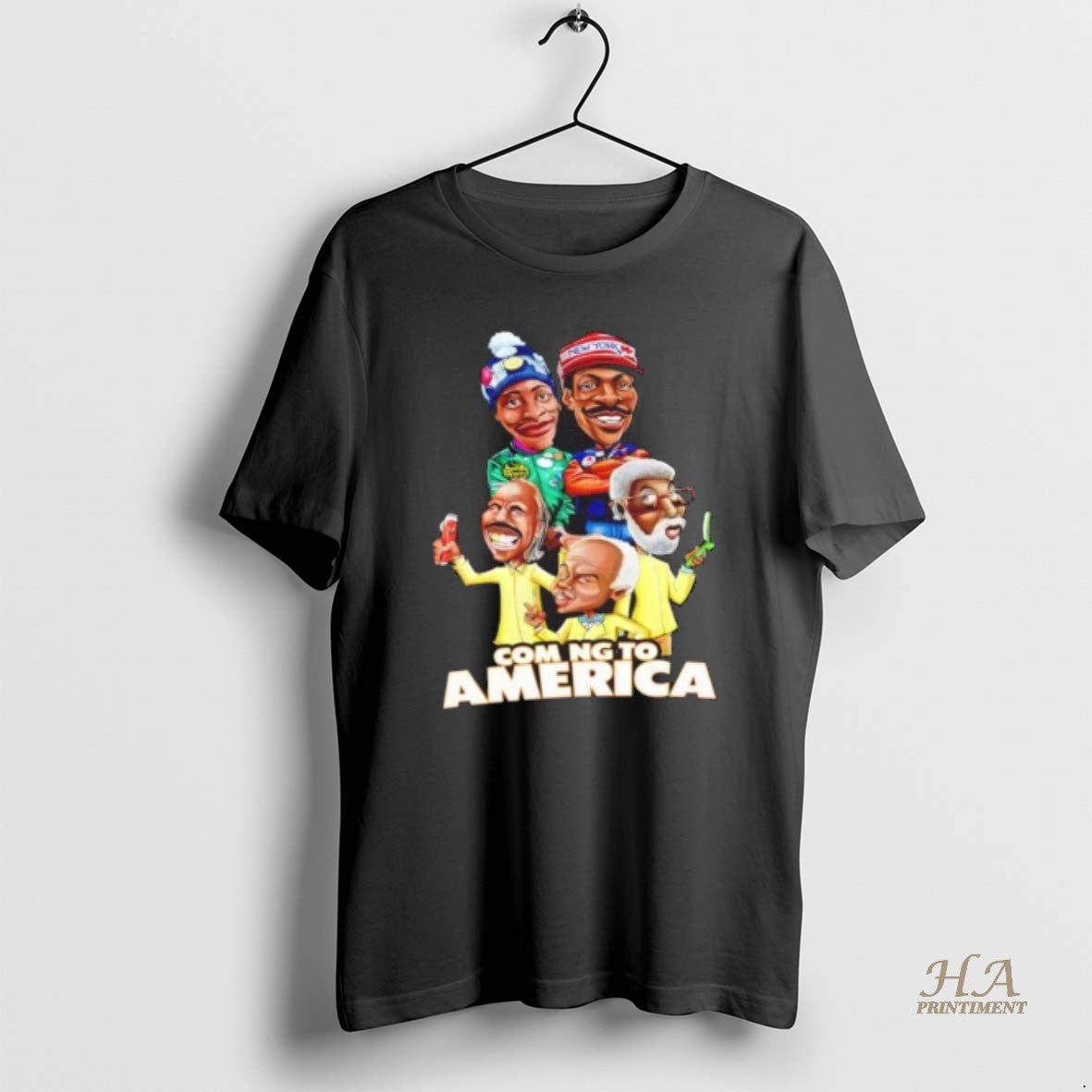 Official Coming To America 1988 Caricature Vintage T-Shirts, Hoodie, Sweatshirt | InkNestWear.com