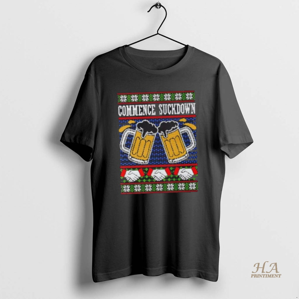 Official Commence Suckdown Tacky Beer Christmas T-Shirts, Hoodie, Sweatshirt | InkNestWear.com