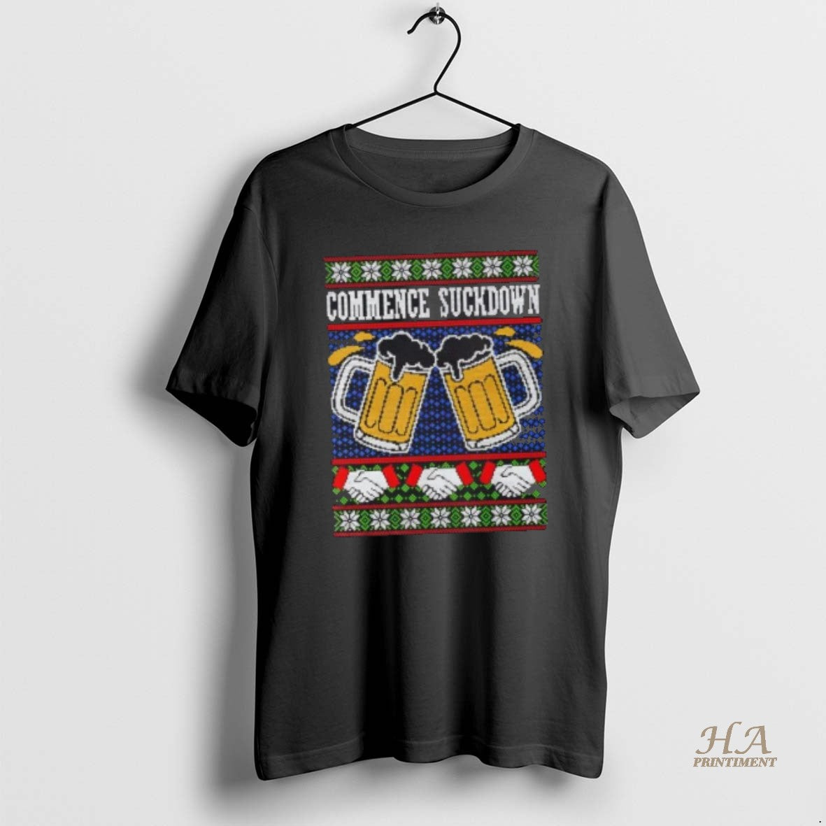 Official Commence Suckdown Tacky Beer Christmas T-Shirts, Hoodie, Sweatshirt | InkNestWear.com