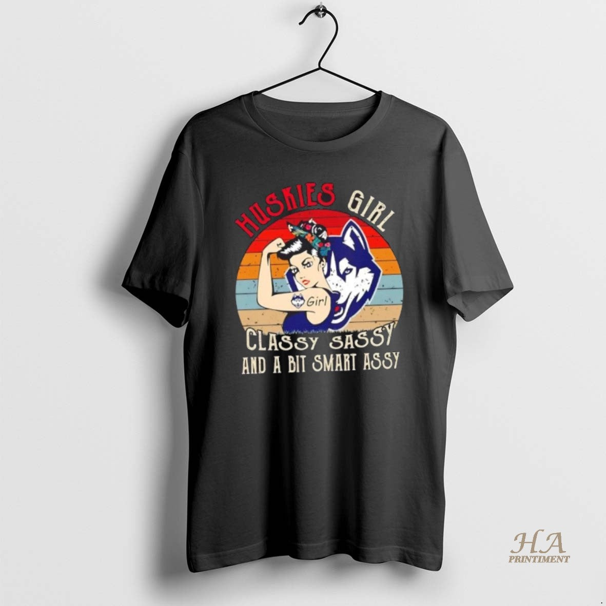 Official Connecticut Huskies Girl Classy Sassy And A Bit Smart Assy T-Shirts, Hoodie, Sweatshirt | InkNestWear.com