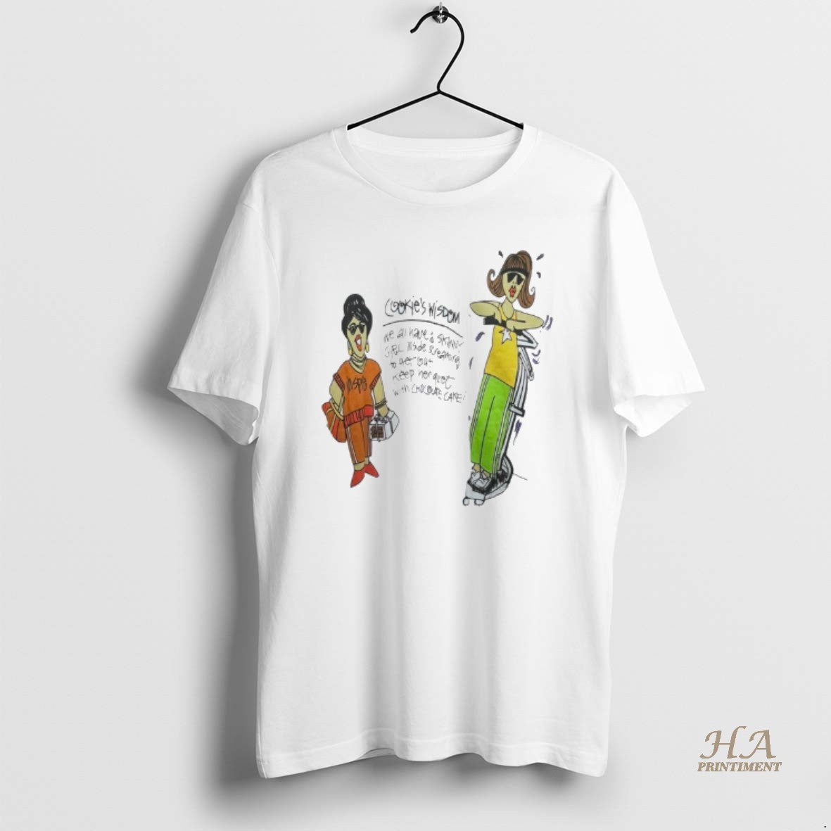 Official Cookies Wisdom We All Have A Skinny Girl Inside Screaming To Get Out T-Shirts, Hoodie, Sweatshirt | InkNestWear.com