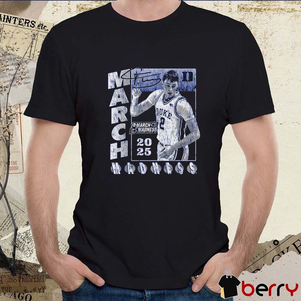 Cooper Flagg Box Duke Blue Devils Basketball 2025 NCAA March Madness Vintage Signature t-shirt