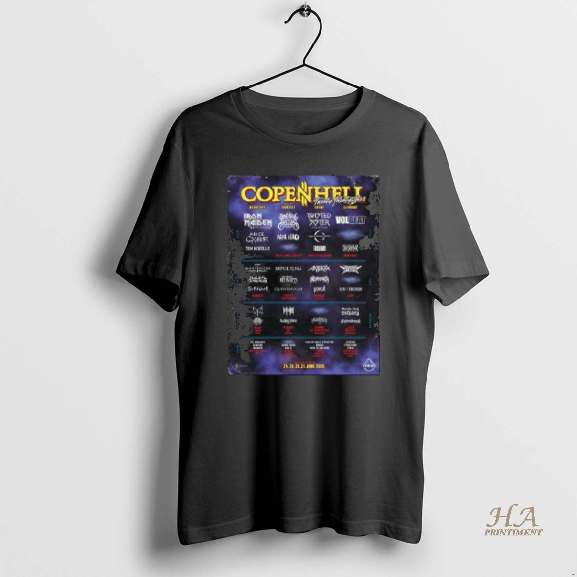 Official Copenhell Festival 2026 Full Lineup Copenhagen Denmark On 24 25 26 27 June 2026 T-Shirts, Hoodie, Sweatshirt