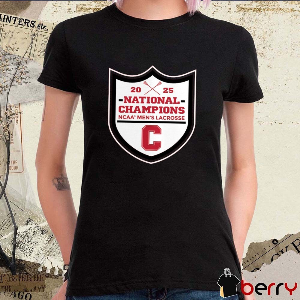 Cornell Big Red NCAA Men’s Lacrosse National Champions 2025 Logo t-shirt
