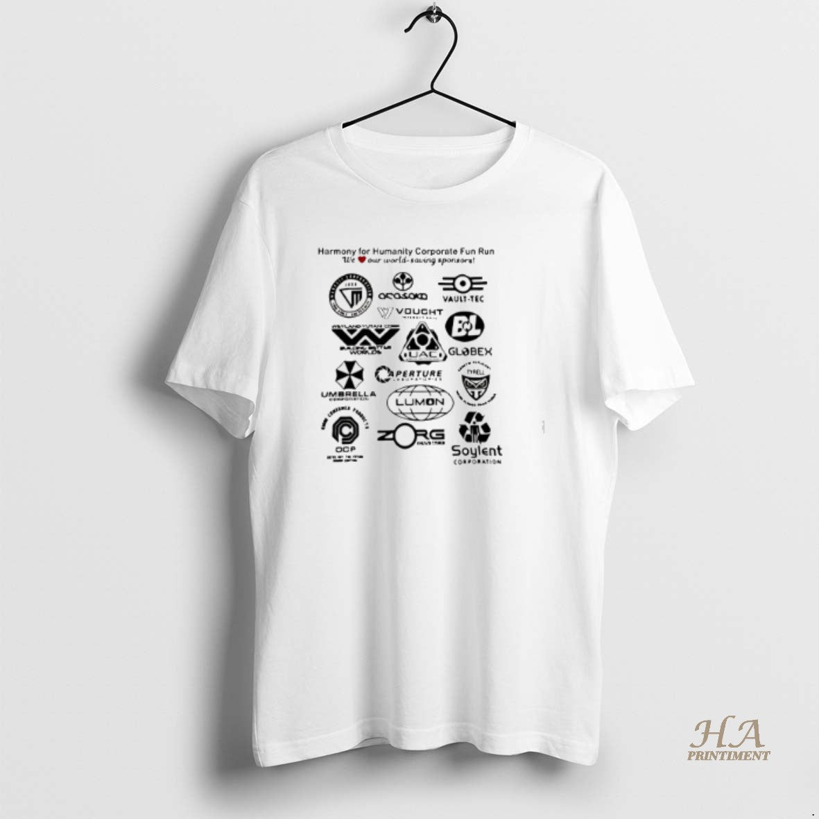 Official Corporate Fun Run Sci Fi Parody Sponsor Logo T-Shirts, Hoodie, Sweatshirt | InkNestWear.com