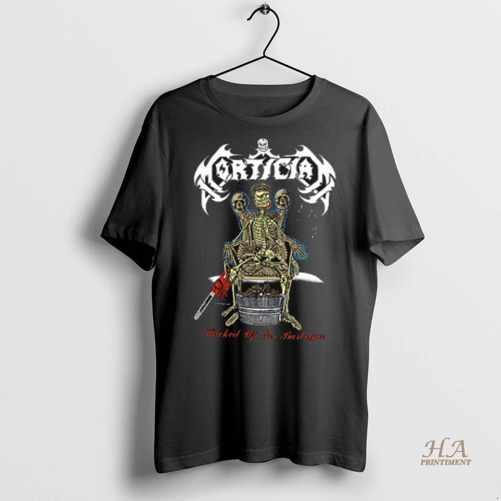 Official Corticia Hacked Up For Barbeque Roasted Organs Shredded Skin Human Meat Slice Up Thin T-Shirts, Hoodie, Sweatshirt