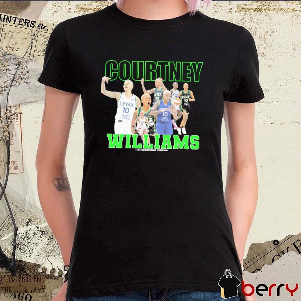 Courtney Williams Minnesota Lynx WNBA The Homegrown Company t-shirt