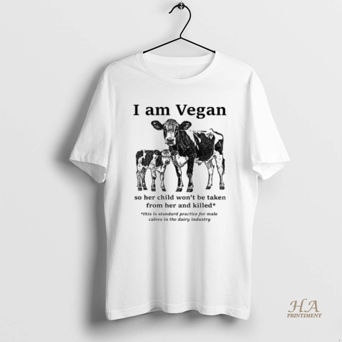 Official Cow I Am Vegan So Her Wont Be Taken From Her And Killed This T-Shirts, Hoodie, Sweatshirt | InkNestWear.com