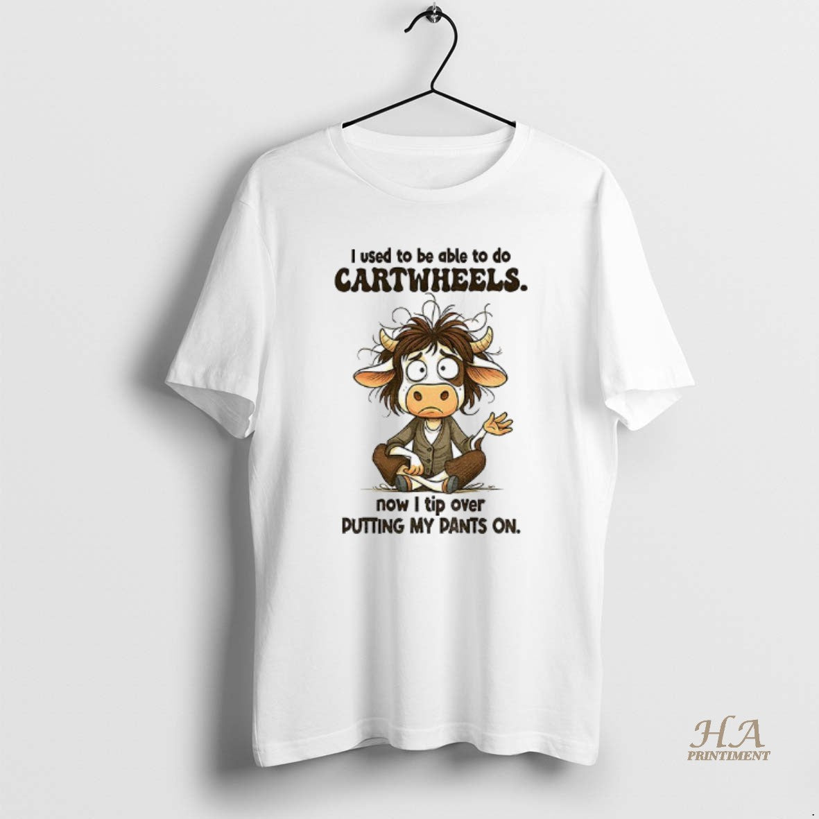 Official Cow I Used To Be Able To Do Cartwheels Now I Tip Over Putting T-Shirts, Hoodie, Sweatshirt | InkNestWear.com