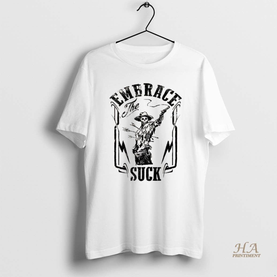 Official Cowboy Skeleton Embrace The Suck T-Shirts, Hoodie, Sweatshirt | InkNestWear.com